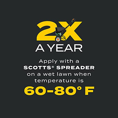 Scotts Turf Builder Triple Action - Combination Weed Control, Weed Preventer, and Fertilizer, 50 lbs., 10,000 sq. ft.