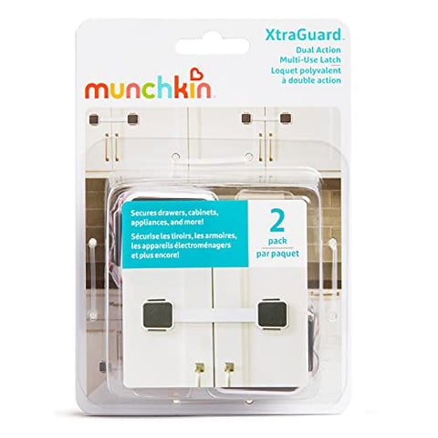 Munchkin Xtraguard Dual Action Multi Use Latches, 2 Count