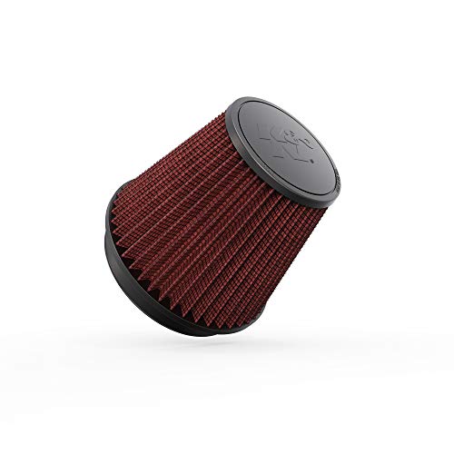 K&N Universal Clamp-On Air Intake Filter: High Performance, Premium, Washable, Replacement Air Filter: Flange Diameter: 6 In, Filter Height: 6.5 In, Flange Length: 1 In, Shape: Round Tapered, RF-1042