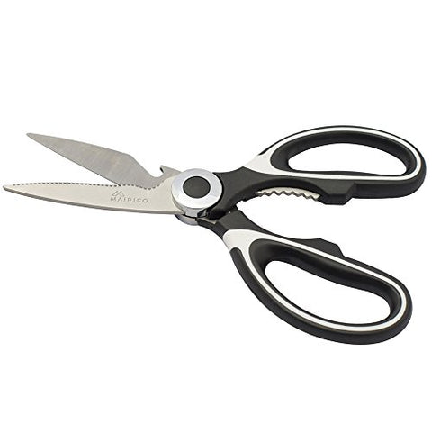 MAIRICO Ultra Sharp Premium Heavy Duty Kitchen Shears- Ultimate Heavy Duty Scissors for Cutting Chicken, Poultry, Fish, Meat and Poultry Bones