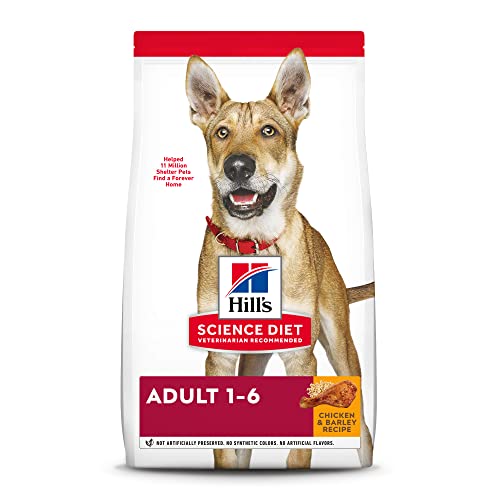 Hill's Science Diet Dry Dog Food, Adult, Chicken & Barley Recipe, 5 lb. Bag