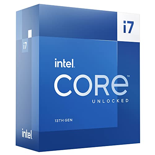 Intel Core i7-13700K Desktop Processor 16 cores (8 P-cores + 8 E-cores) 30M Cache, up to 5.4 GHz