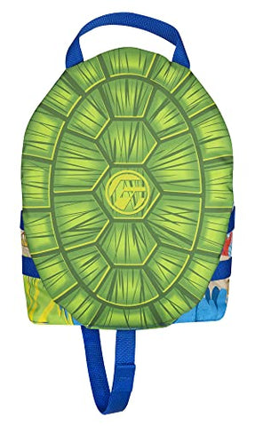 Full Throttle Child Water Buddies Life Turtle Vest, Green