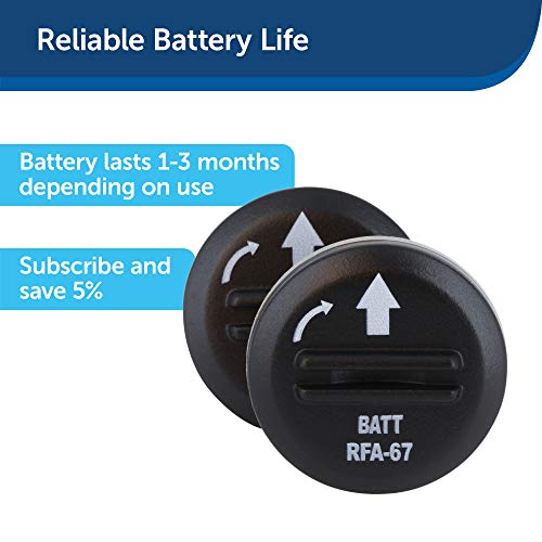 PetSafe RFA-67 6 Volt Replacement Batteries - 2 Pack - Compatible with PetSafe 6V Lithium Battery-Operated Pet Products and Specific Dog Receiver Collars - RFA-67D-11, Black