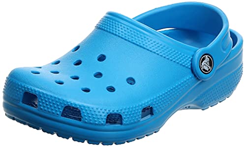 Crocs Unisex-Child Classic Clogs, Ocean, 7 Toddler