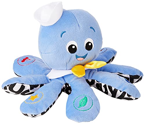 Baby Einstein Octoplush Musical Octopus Stuffed Animal Plush Toy, Age 3 Month+, Blue, 11"