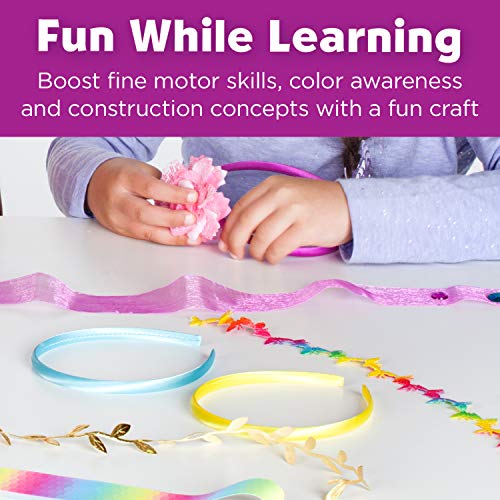 Creativity for Kids Fashion Headbands Craft Kit, Makes 10 Unique Hair Accessories
