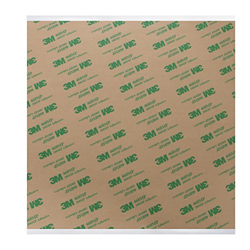 Gizmo Dorks 3M 468MP Adhesive Transfer Tape Sheets 8" x 8" (5-Pack)