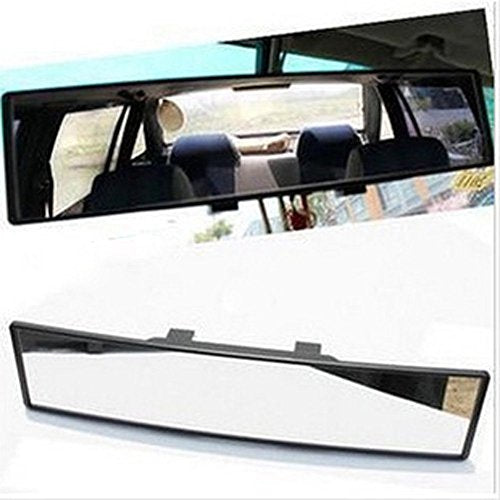 Hooke Road Auto Car 300mm Wide Convex Curve Interior Clip on Rear View Mirror Extender