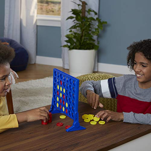 Hasbro Gaming Connect 4 Classic Grid Board Game, 4 in a Row Game, Strategy Board Games for Kids, 2 Player Board Games for Family and Kids, Ages 6 and Up