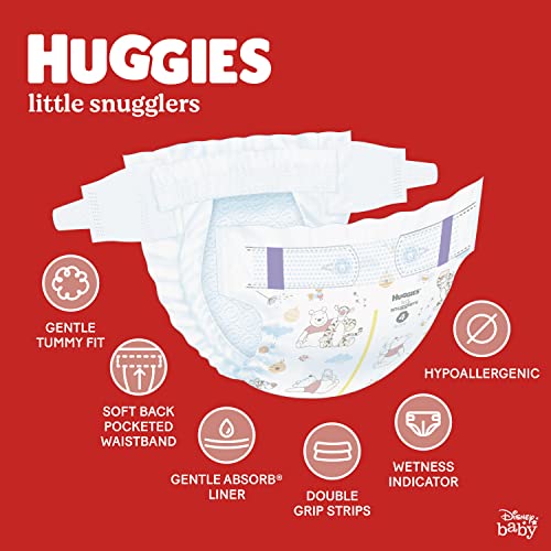 Huggies Little Snugglers Baby Diapers, Size 4, 22 Ct