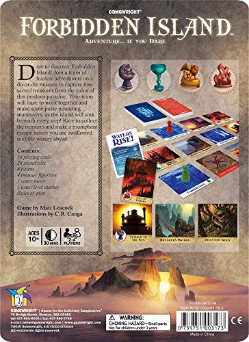 Forbidden Island – The Cooperative Strategy Survival Island Board Game