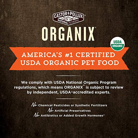Castor & Pollux Organix Grain Free Butcher & Bushel Organic Chopped Turkey & Chicken Dinner Adult Canned Dog Food, (12) 12..7oz cans