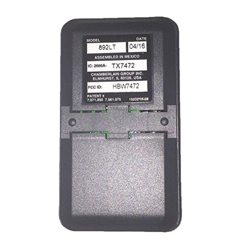 Entry Transmitter, Dual Button, Black/Gray