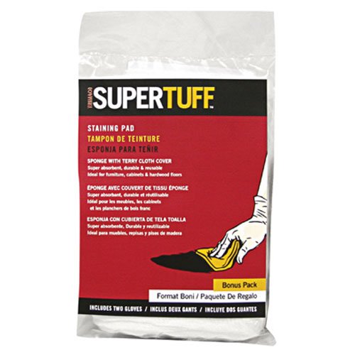 Trimaco SuperTuff Staining Pad Sponge with free gloves