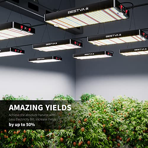BESTVA 2000W Led Grow Light 5x4ft Coverage LM301B Diodes 10x Optical Full Spectrum LED Grow Lights for Indoor Plants Greenhouse Veg Bloom Light Hydroponic Grow Lamp