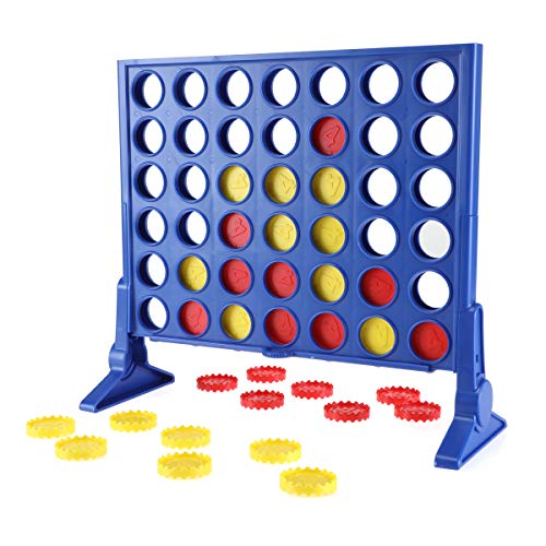 Hasbro Gaming Connect 4 Classic Grid Board Game, 4 in a Row Game, Strategy Board Games for Kids, 2 Player Board Games for Family and Kids, Ages 6 and Up