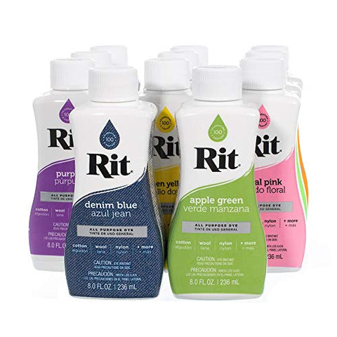 Rit Dye Liquid – Wide Selection of Colors – 8 Oz. (Neon Green)