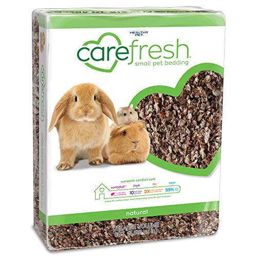 carefresh 99% Dust-Free Natural Paper Small Pet Bedding with Odor Control, 60 L (Color May Vary)