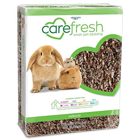 carefresh 99% Dust-Free Natural Paper Small Pet Bedding with Odor Control, 60 L (Color May Vary)