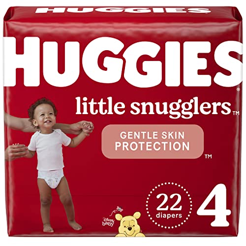 Huggies Little Snugglers Baby Diapers, Size 4, 22 Ct
