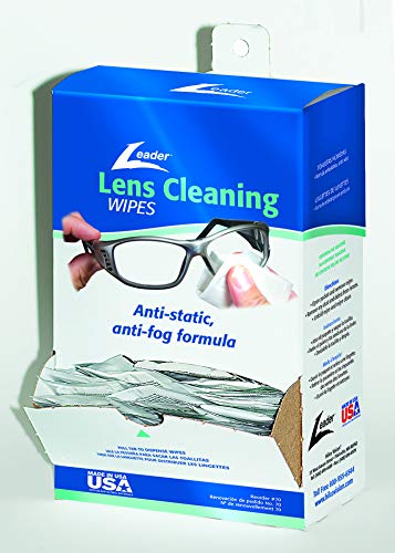 Leader Lens Cleaning Towelette Dispenser, Pack of 100 - 70-AMAZON