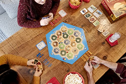 Catan Board Game (Base Game) | Family Board Game | Board Game for Adults and Family | Adventure Board Game | Ages 10+ | for 3 to 4 Players | Average Playtime 60 Minutes | Made by Catan Studio