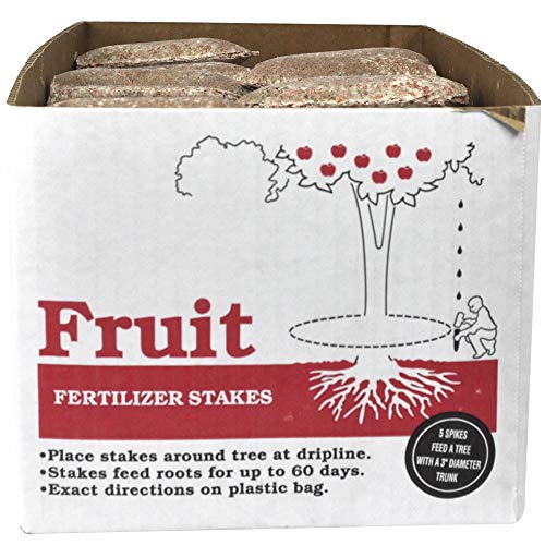 Jobe’s, 02612, Fertilizer Spikes, Fruit Tree, 160 Count, 38lbs, Brown