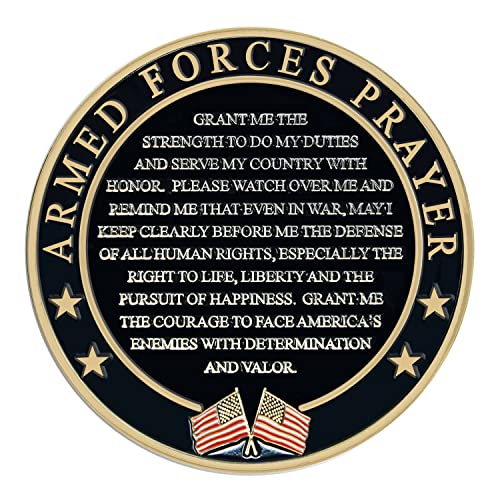 USMC Prayer Coin - Marine Corps Valor USMC Challenge Coin - Officially Licensed - USMC Gift