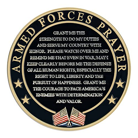 USMC Prayer Coin - Marine Corps Valor USMC Challenge Coin - Officially Licensed - USMC Gift