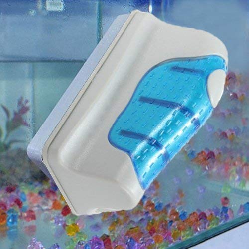 Jasonwell Magnetic Aquarium Fish Tank Glass Algae Glass Cleaner Scrubber Floating Clean Brush(L)
