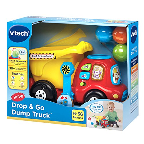 VTech Drop and Go Dump Truck, Yellow