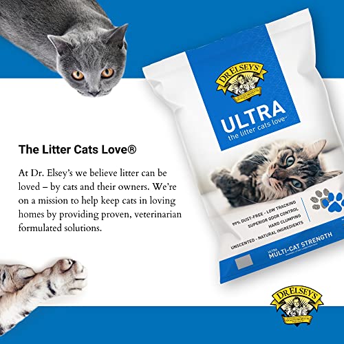 Dr. Elsey's Precious Cat Ultra Cat Litter, 18 pound bag