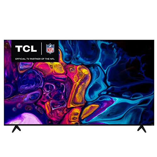 TCL 55" Class 5-Series 4K UHD QLED Dolby Vision & Atmos, VRR, AMD FreeSync, Smart Roku TV - 55S555 (2022 Model), Black