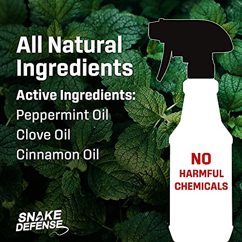 Exterminators Choice - Snake Defense Spray - Non-Toxic Repellent for Pest Control - Repels Most Common Type Snakes - Safe for Kids and Pets - Cinnamon Scented (32 Ounces)