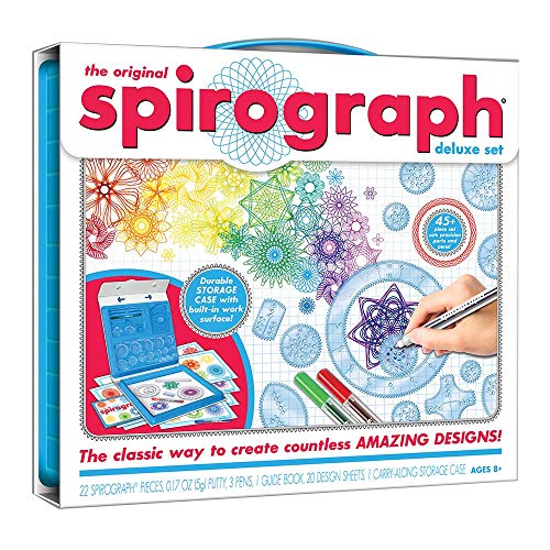 Spirograph â€” Deluxe Set â€” Art Drawing Kit â€” The Classic Way to Make Countless Amazing Designs â€” For Ages 8+