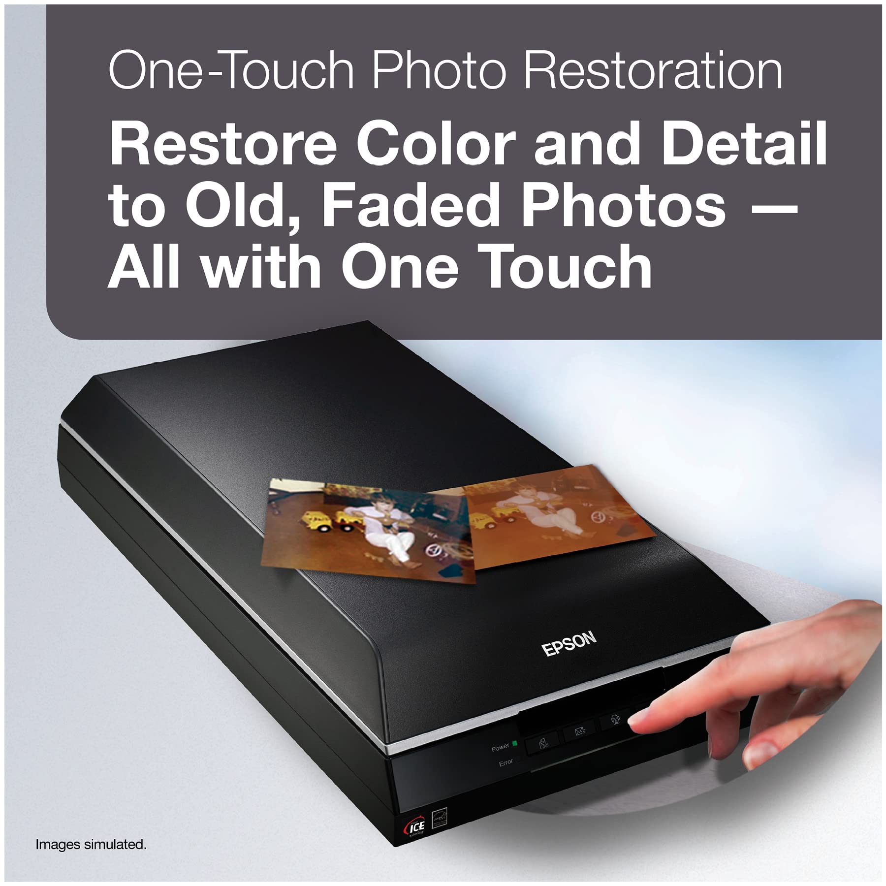 Epson Perfection V600 Color Photo, Image, Film, Negative & Document Scanner